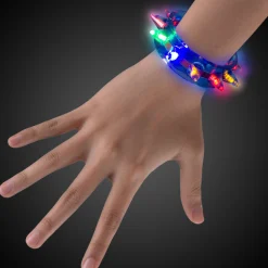 Hot Windy City Novelties LED Spike Bracelets