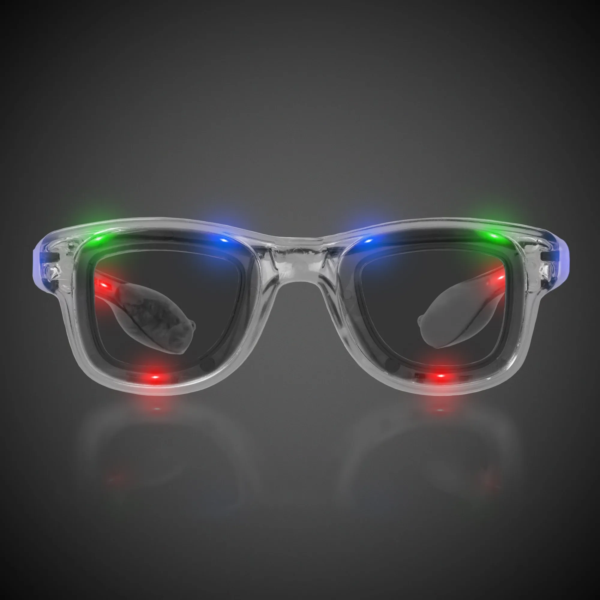 Hot Windy City Novelties LED Square Frame Sunglasses