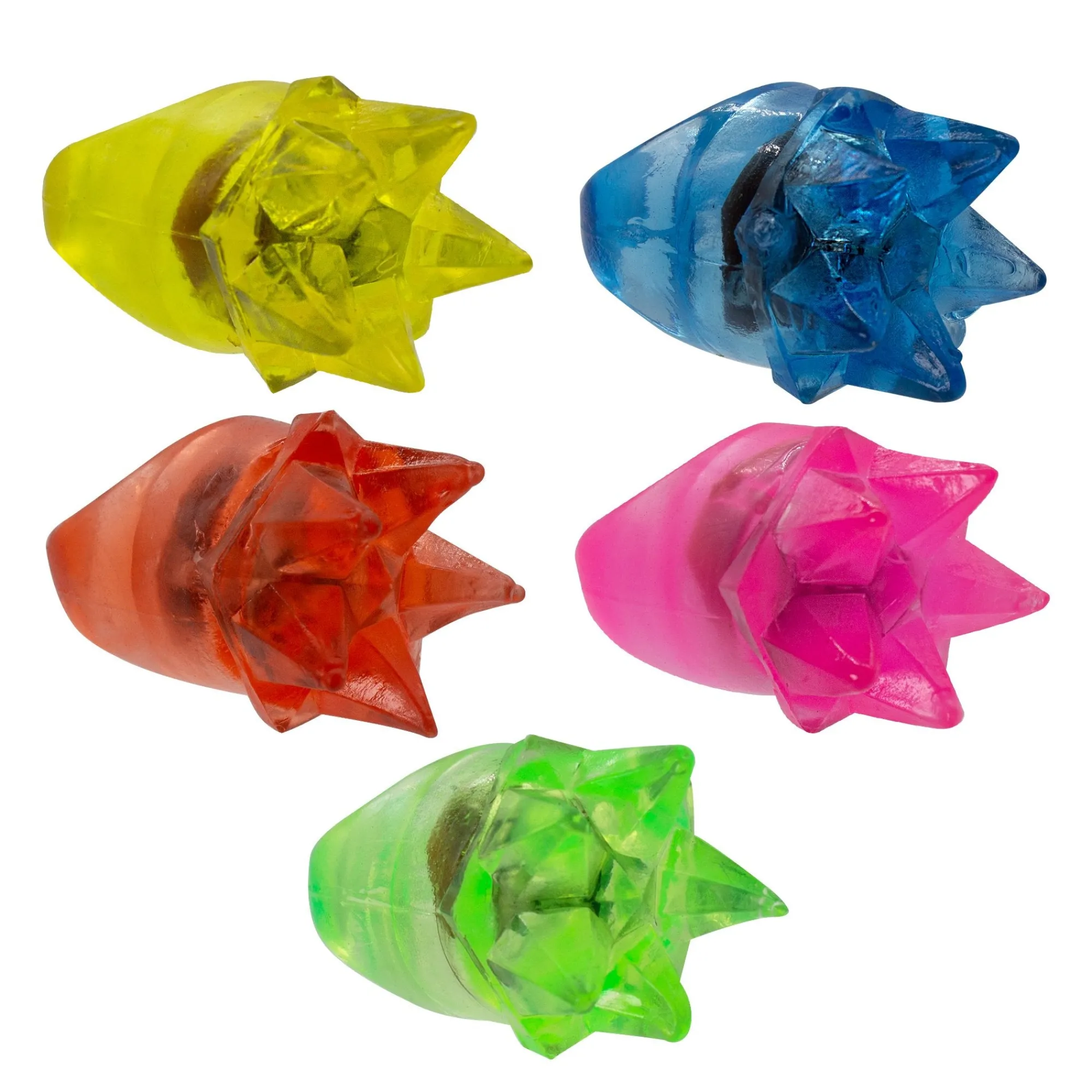 Discount Windy City Novelties LED Star Spike Jelly Rings