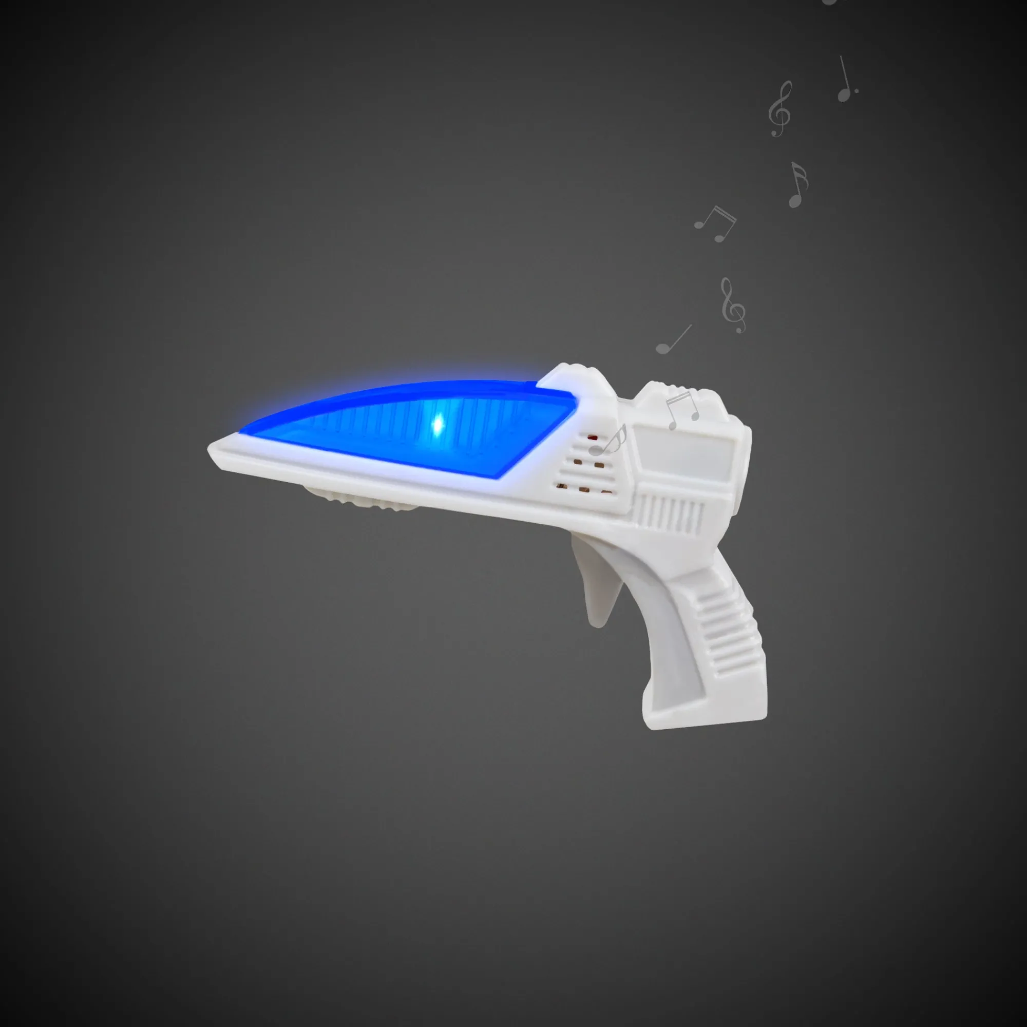 Hot Windy City Novelties LED Toy Space 3 1/2" Gun With Sound