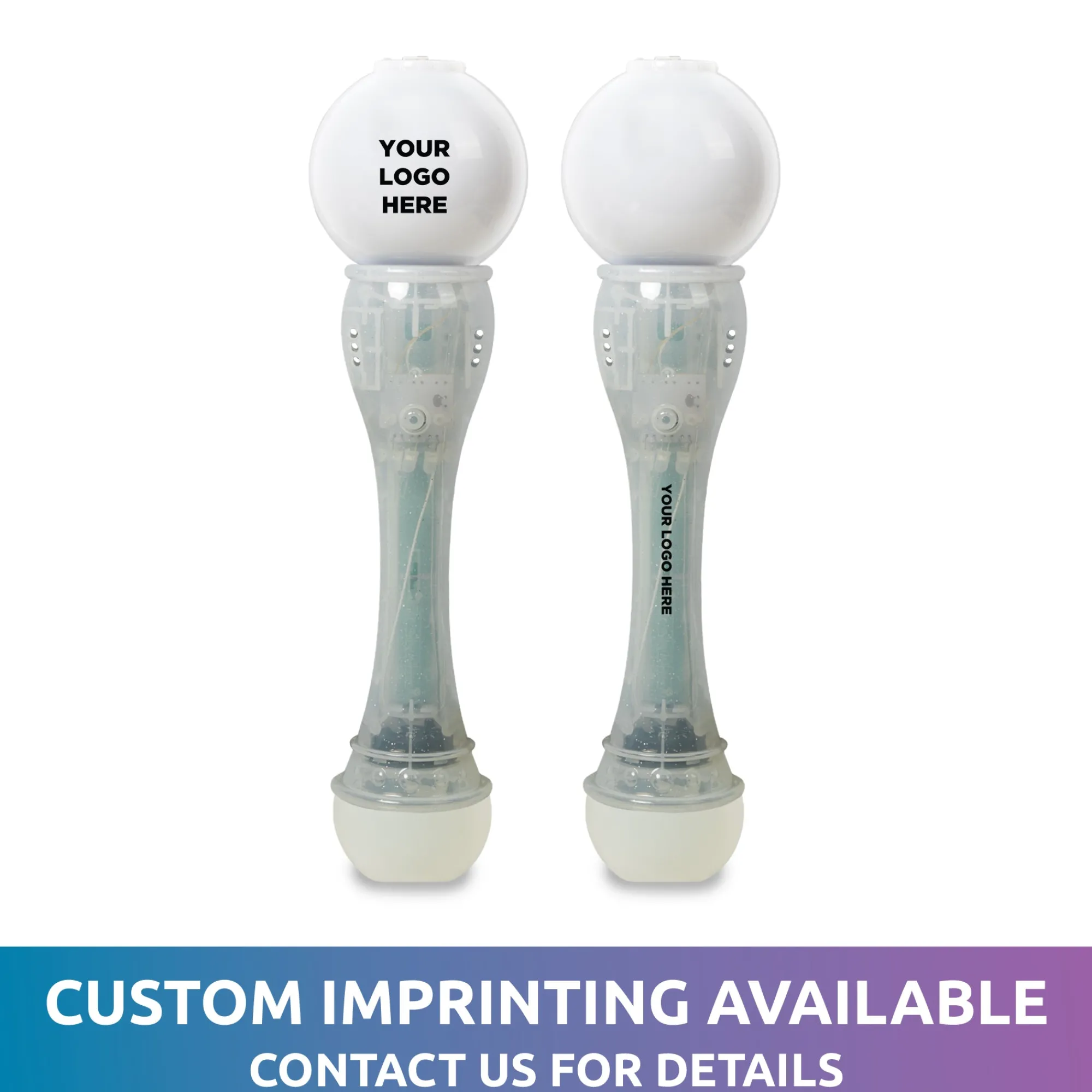 Best Windy City Novelties LED Translucent Bubble Wand Clear