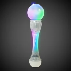 Best Windy City Novelties LED Translucent Bubble Wand Clear