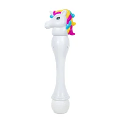 Windy City Novelties LED Unicorn Bubble Wand with Bubbles