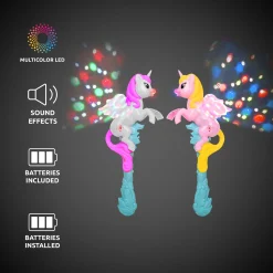 Outlet Windy City Novelties LED Unicorn Wand with Sound