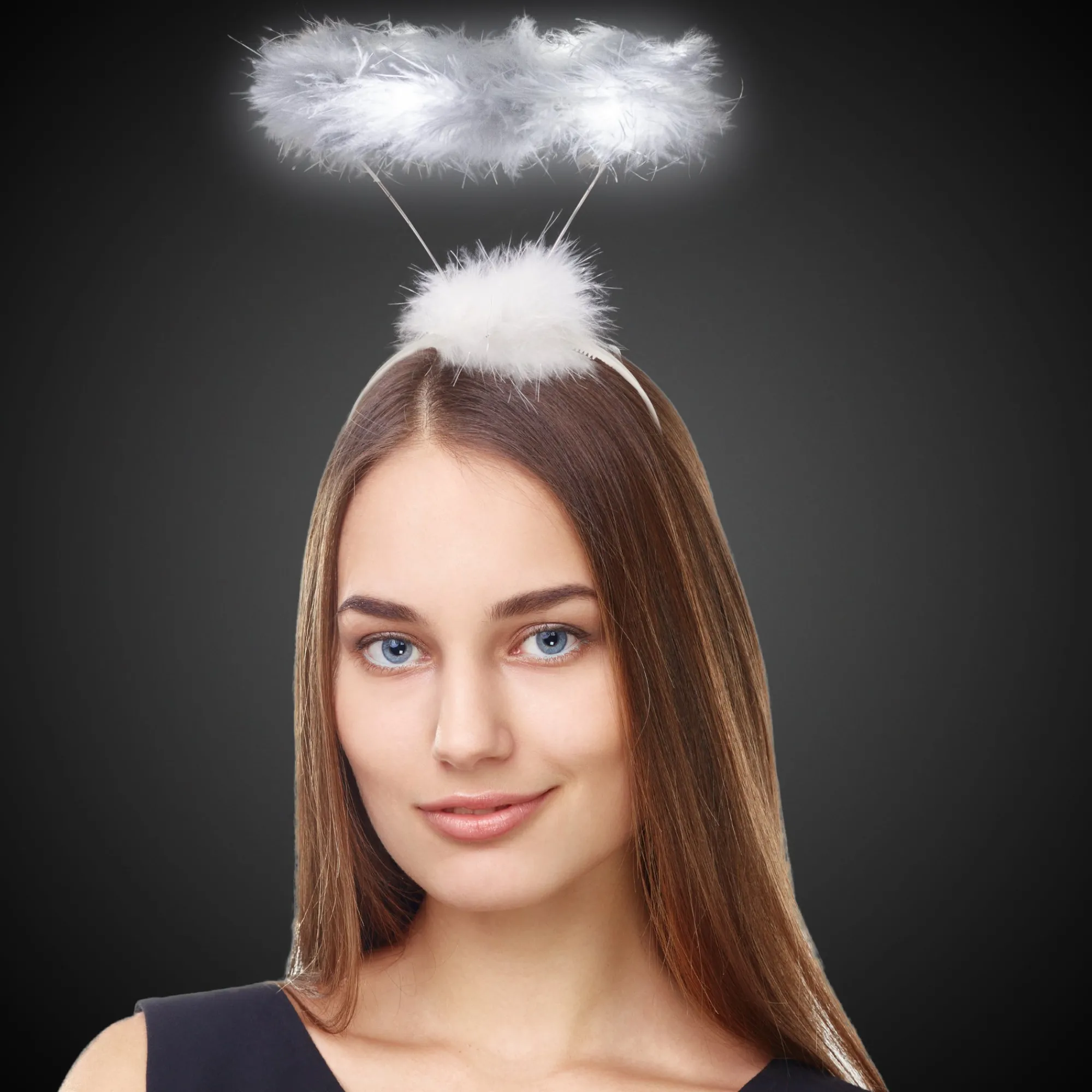 Hot Windy City Novelties LED White Angel Halo Headband