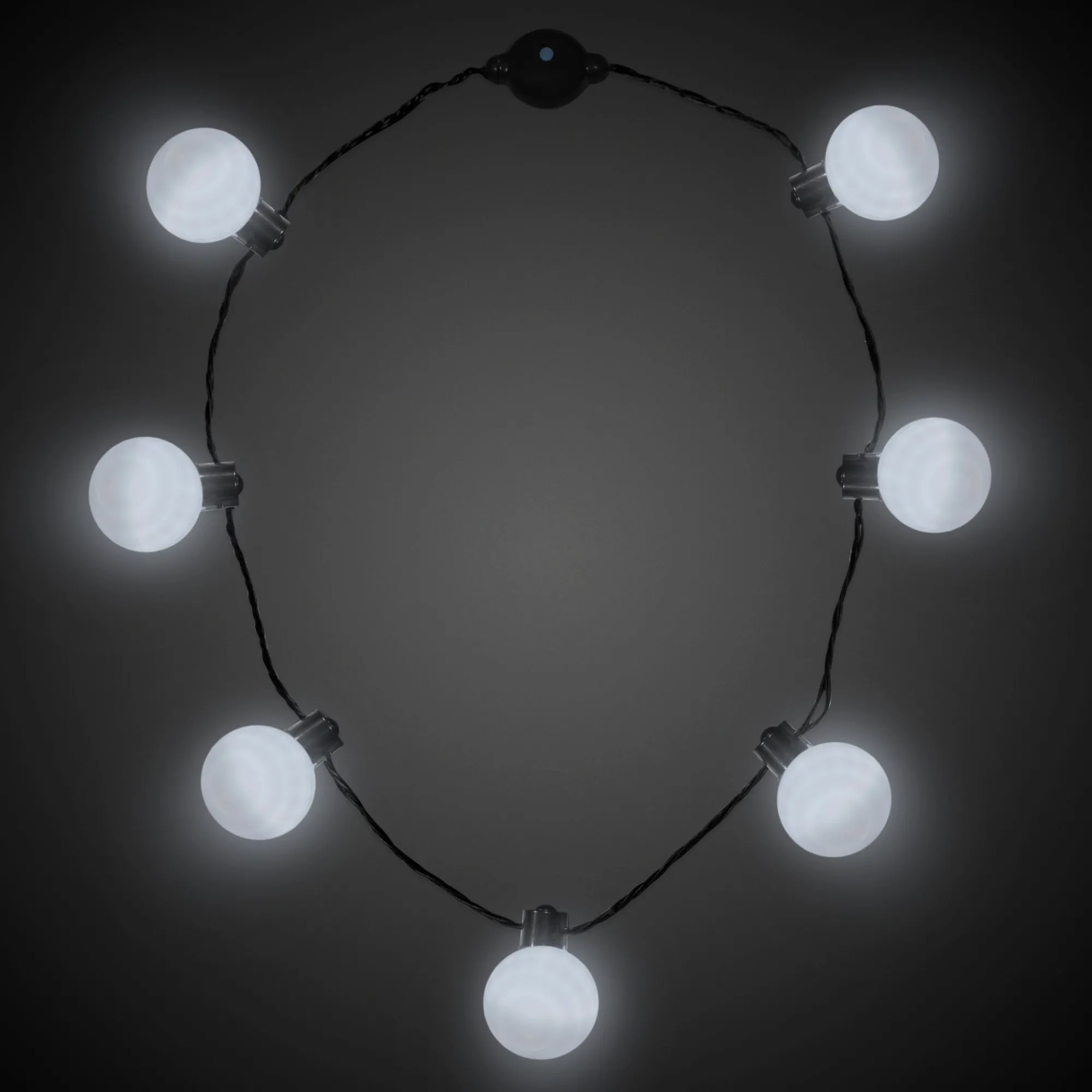 Outlet Windy City Novelties LED Ball Necklace White