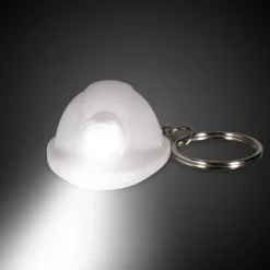 Best Windy City Novelties LED Construction Hat Keychain White