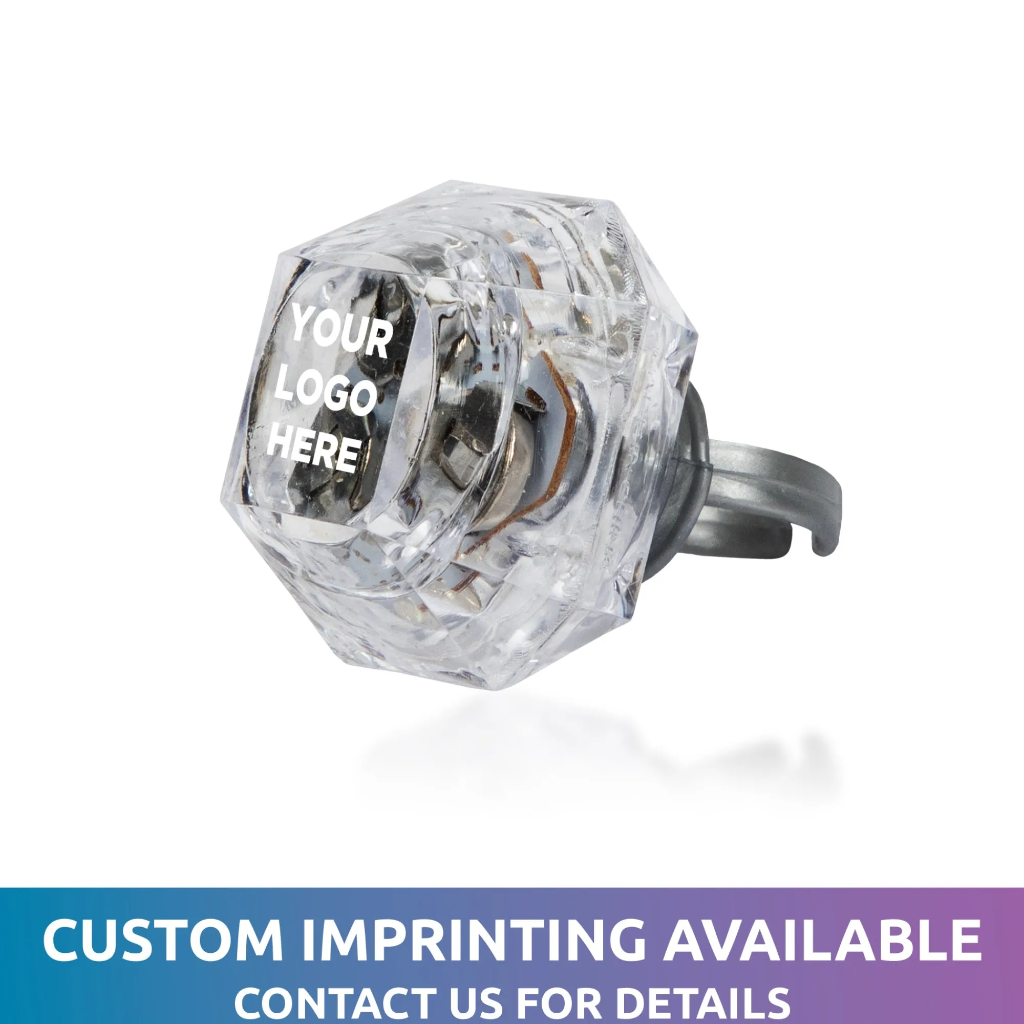 Clearance Windy City Novelties LED Diamond Ring White
