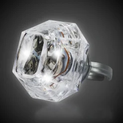 Clearance Windy City Novelties LED Diamond Ring White