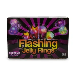 Outlet Windy City Novelties LED Jelly Bumpy Rings White