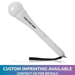 Sale Windy City Novelties LED Microphones White