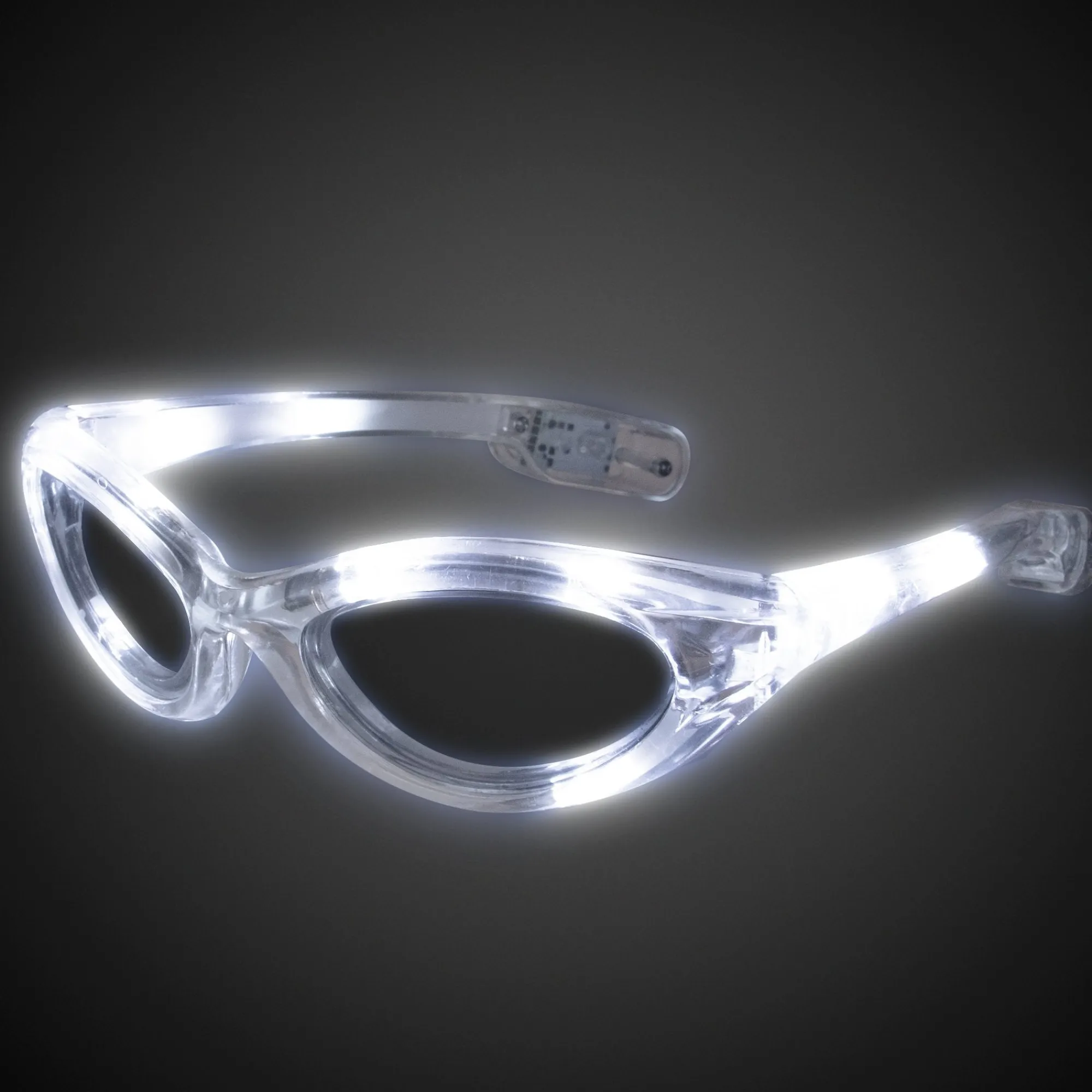 Discount Windy City Novelties LED Sunglasses White