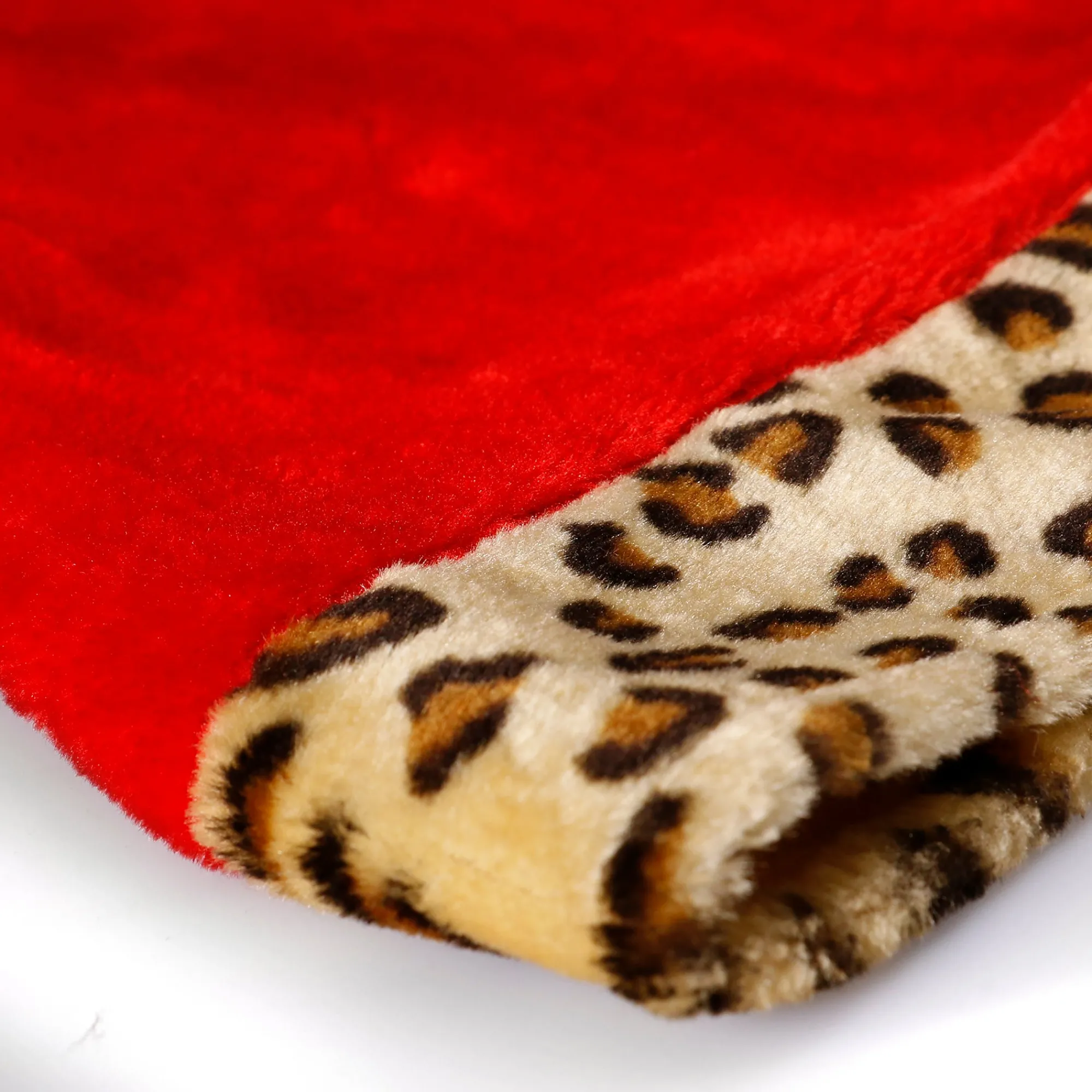 Outlet Windy City Novelties Leopard Print Santa Hat