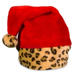 Outlet Windy City Novelties Leopard Print Santa Hat