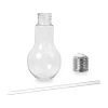 Windy City Novelties Light Bulb Cup with Lid & Straw