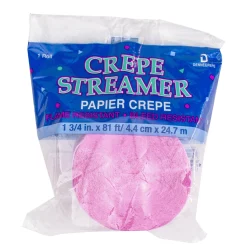 Outlet Windy City Novelties Light Pink Crepe Paper Streamer