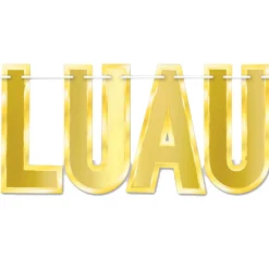 New Windy City Novelties Luau Gold Foil Streamer