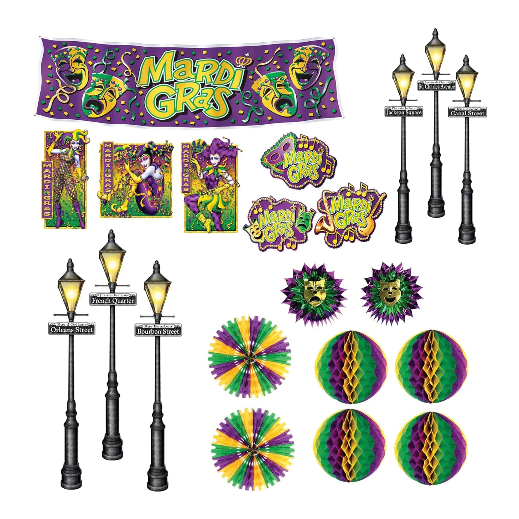 Sale Windy City Novelties Mardi Gras Decoration Props