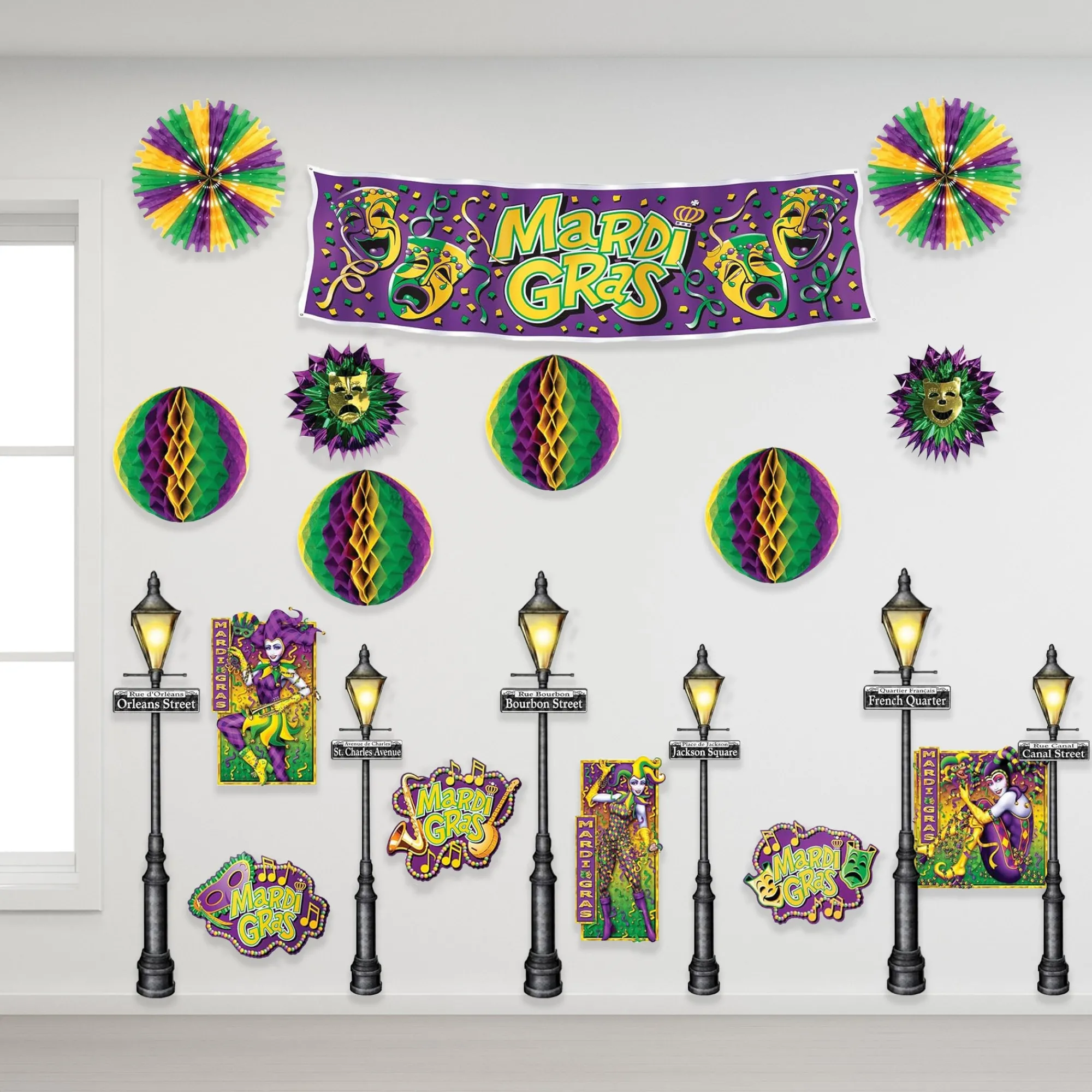 Sale Windy City Novelties Mardi Gras Decoration Props