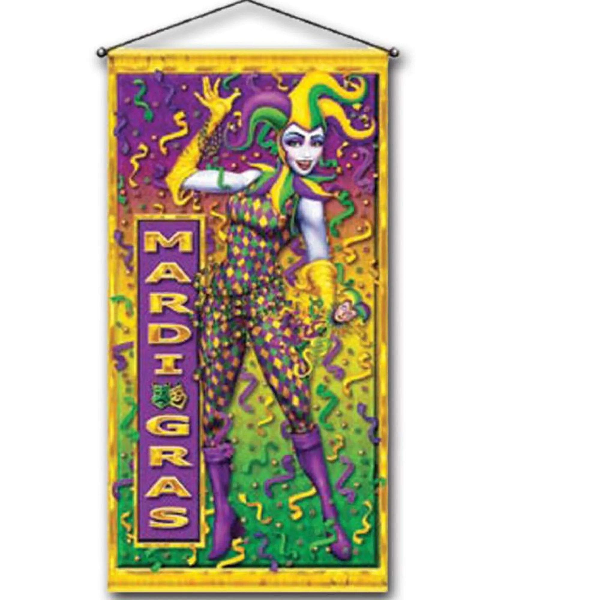 Sale Windy City Novelties Mardi Gras Door Panel Decoration