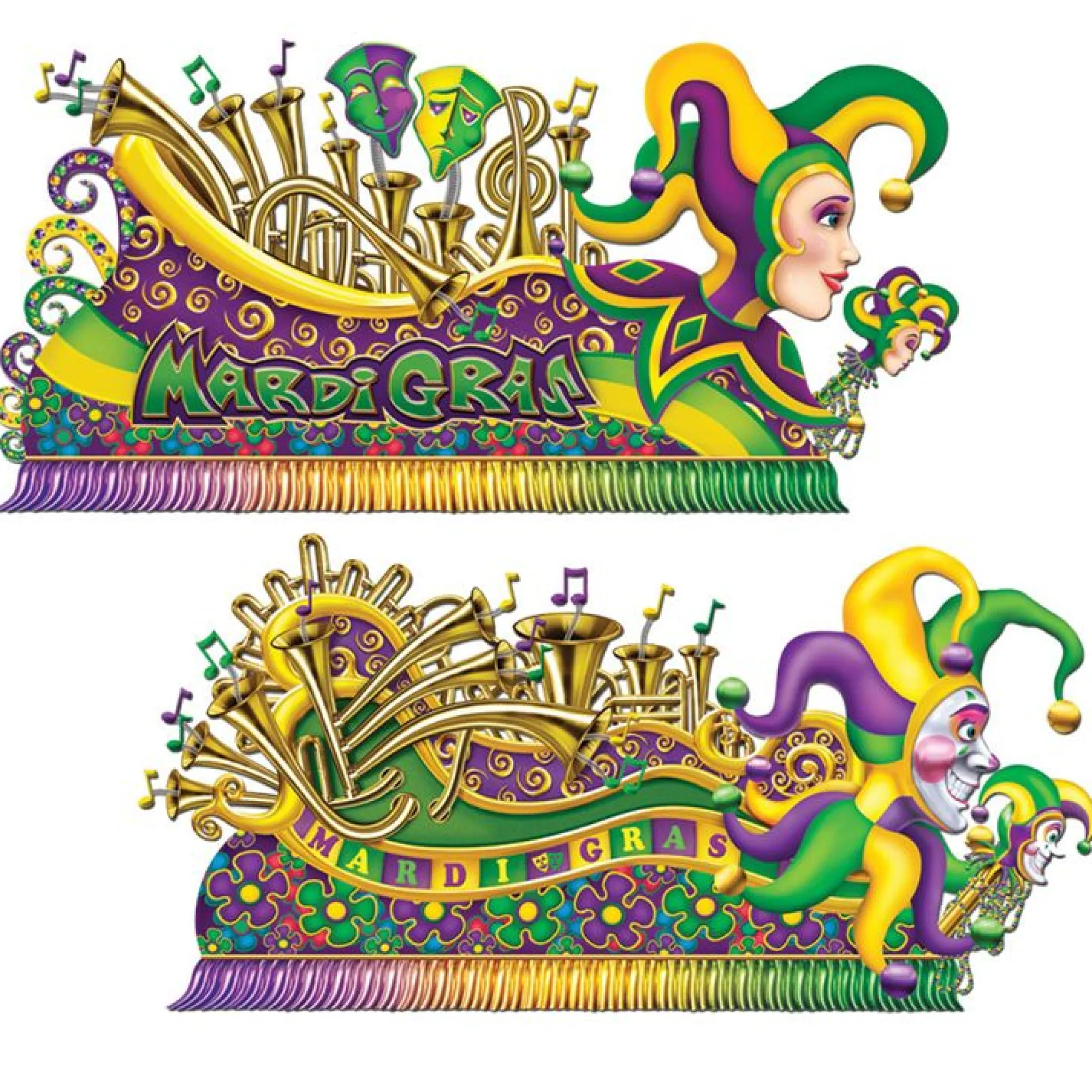 Hot Windy City Novelties Mardi Gras Float Props