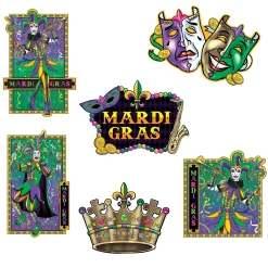 Sale Windy City Novelties Mardi Gras Jumbo Cutouts