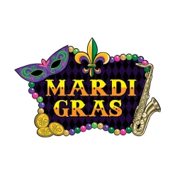 Sale Windy City Novelties Mardi Gras Jumbo Cutouts