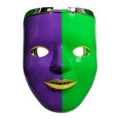 Clearance Windy City Novelties Mardi Gras LED Double Face Mask