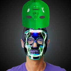 Clearance Windy City Novelties Mardi Gras LED Double Face Mask