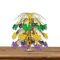 New Windy City Novelties Mardi Gras Masks 18" Cascade Centerpiece