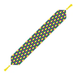 Hot Windy City Novelties Mardi Gras Table Runner