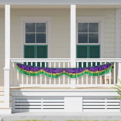 Discount Windy City Novelties Mardi Gras Tinsel Bunting