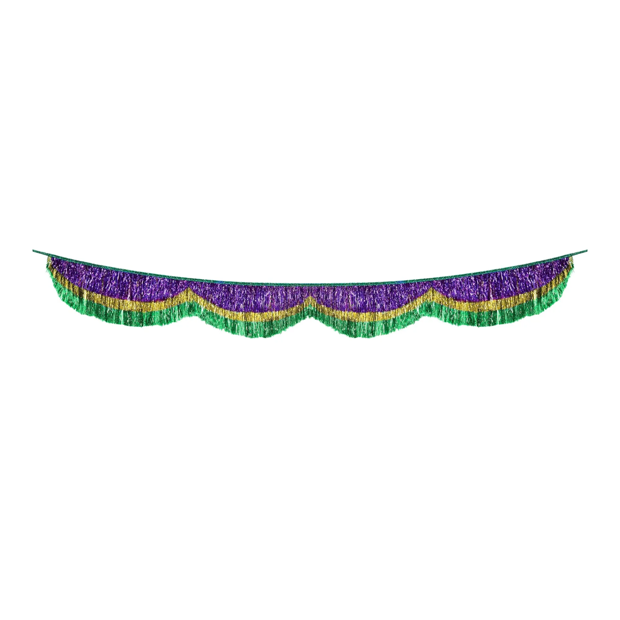 Discount Windy City Novelties Mardi Gras Tinsel Bunting
