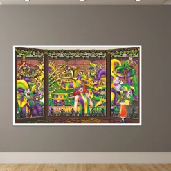 Outlet Windy City Novelties Mardi Gras View Decoration