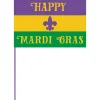 Best Windy City Novelties Mardi Gras 12"x18" Cloth Flag