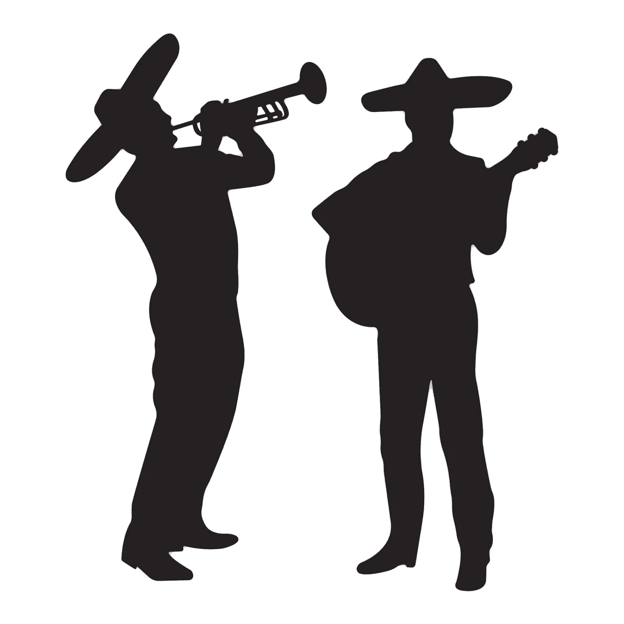 Windy City Novelties Mariachi Band Silhouettes