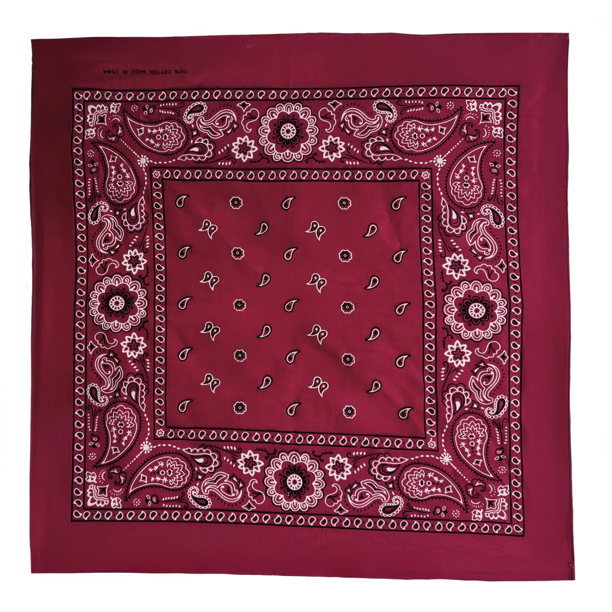 Discount Windy City Novelties Cotton Bandanas Maroon