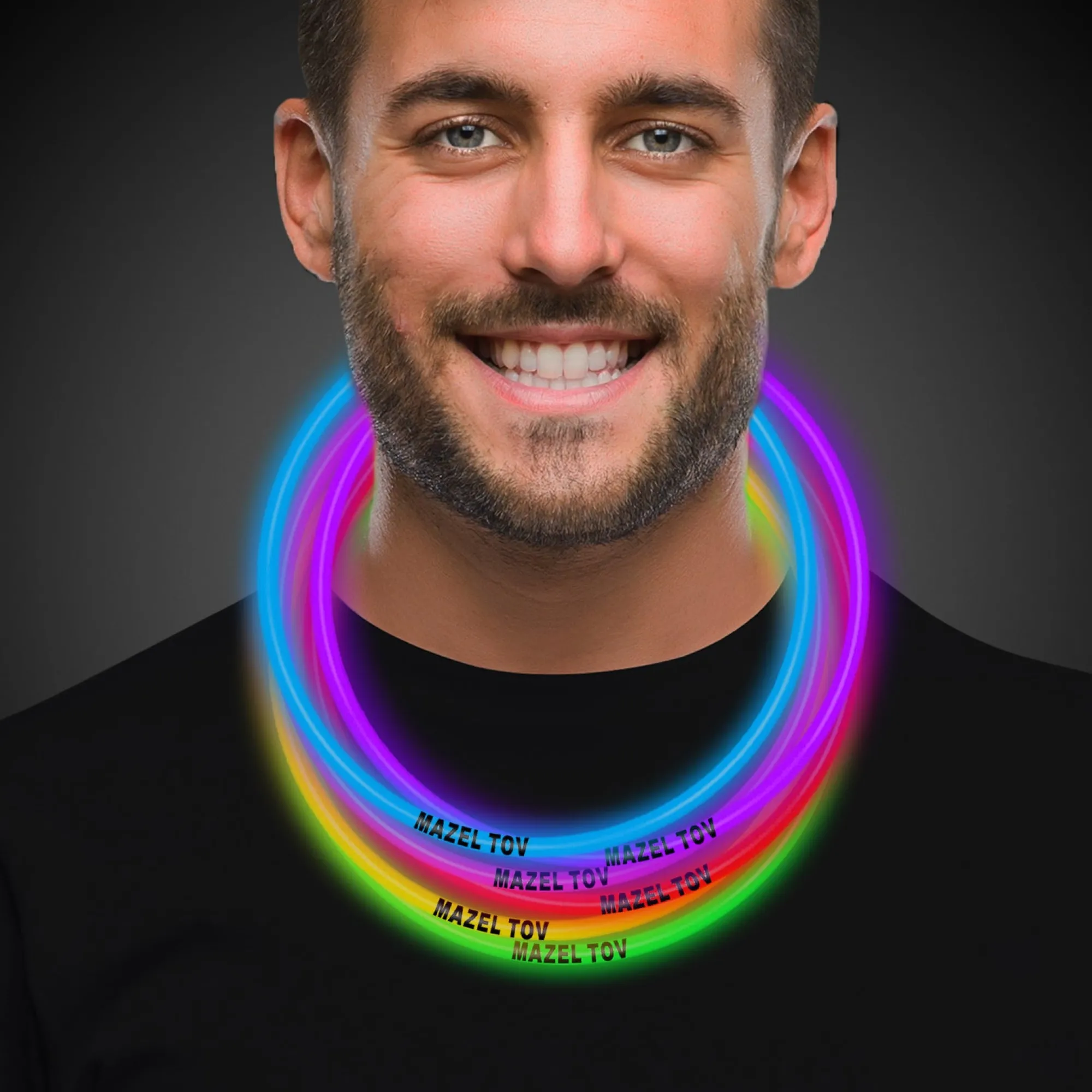 Best Windy City Novelties Mazel Tov 22" Glow Necklaces