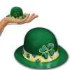 Windy City Novelties Mini Green Shamrock Derby Hats