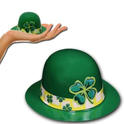 Windy City Novelties Mini Green Shamrock Derby Hats