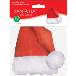 Outlet Windy City Novelties Mini Santa Hat Cutouts
