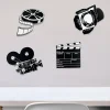 Best Windy City Novelties Movie Set Black & White Cutouts