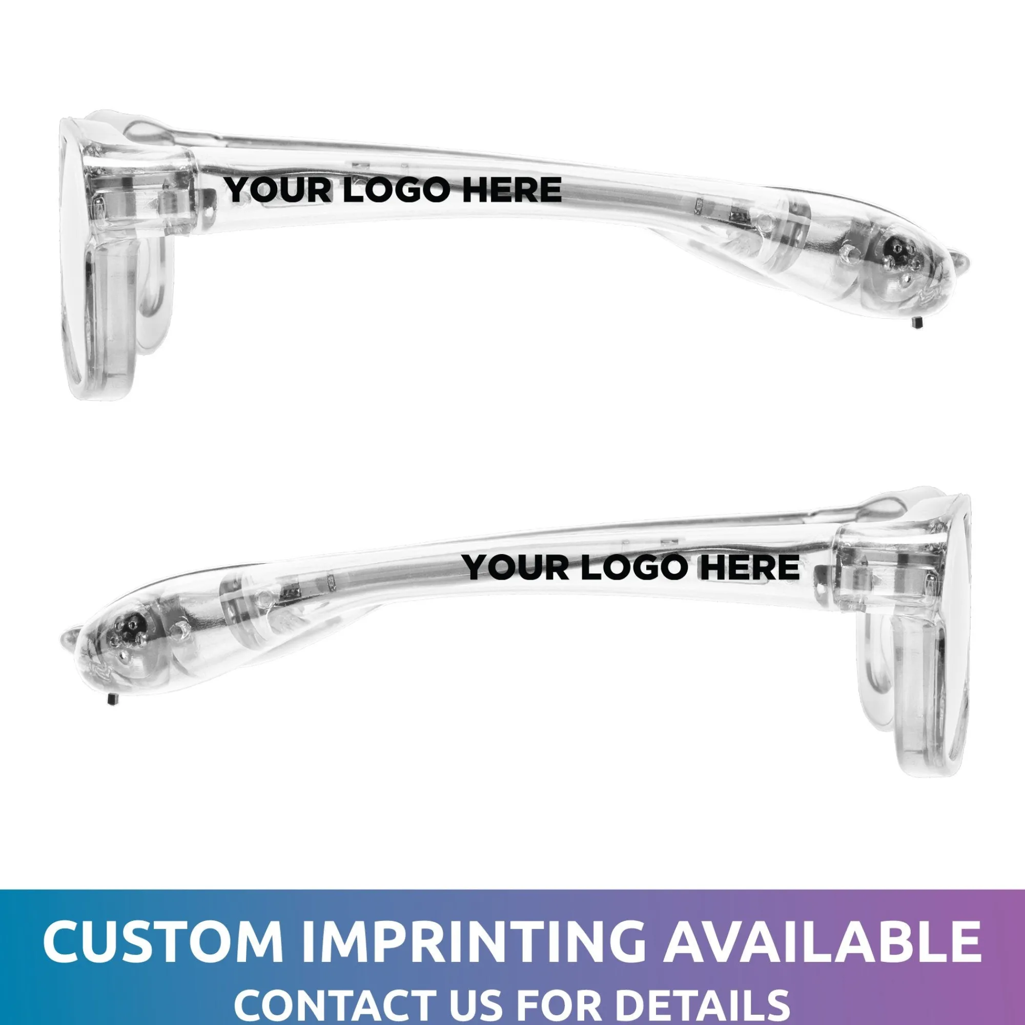 Best Windy City Novelties -Color LED Retro Sunglasses Multi