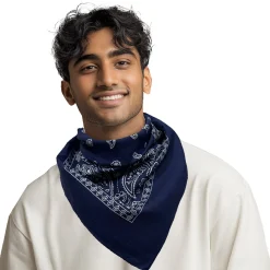 Best Windy City Novelties Navy Cotton Bandanas Blue