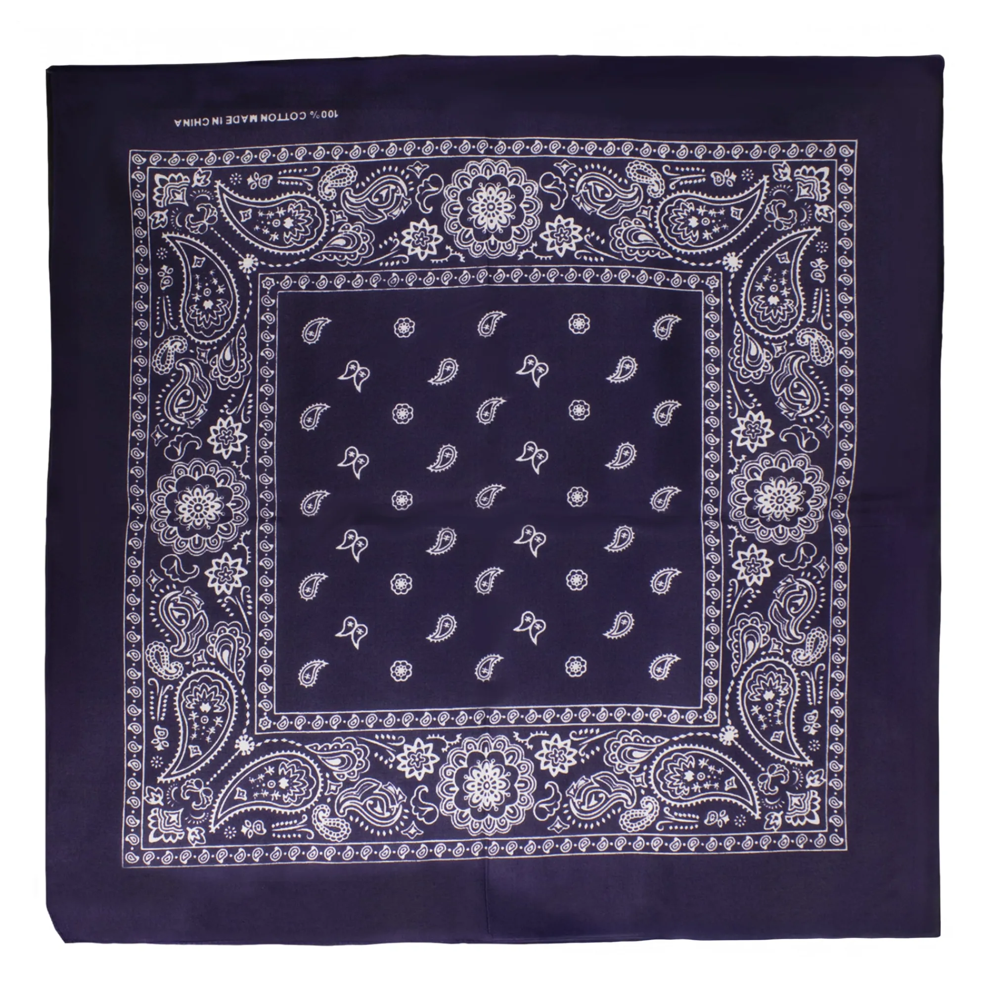 Best Windy City Novelties Navy Cotton Bandanas Blue