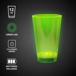 New Windy City Novelties Neon LED 12 oz. Cup Green