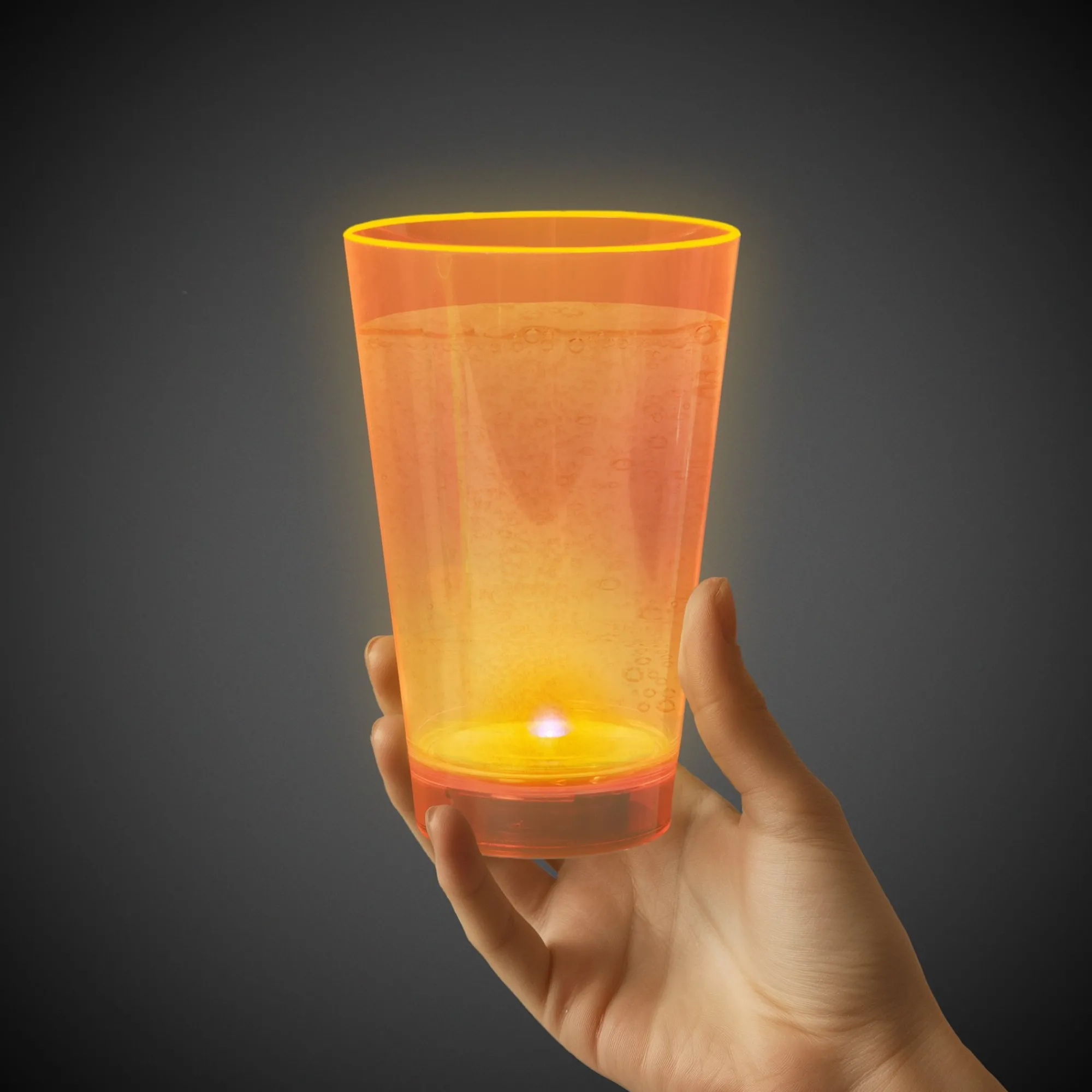 New Windy City Novelties Neon LED 12 oz. Cup Orange