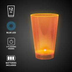 New Windy City Novelties Neon LED 12 oz. Cup Orange