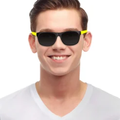 Best Windy City Novelties Neon Retro Sunglasses Yellow