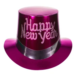 New Windy City Novelties New Year's Metallic Top Hats